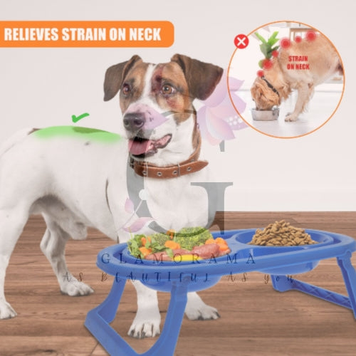 Elevated Double Pet Bowls