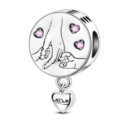 Holding hand charm
