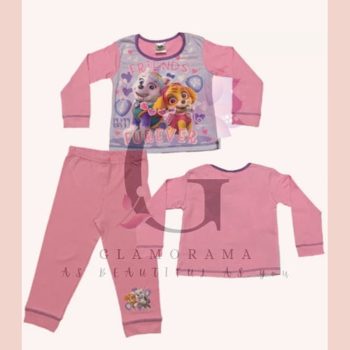 Girls long sleeve pjs