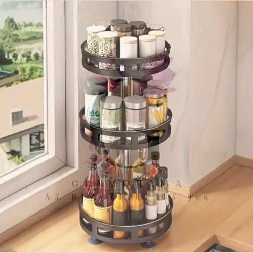 Rotating spice rack