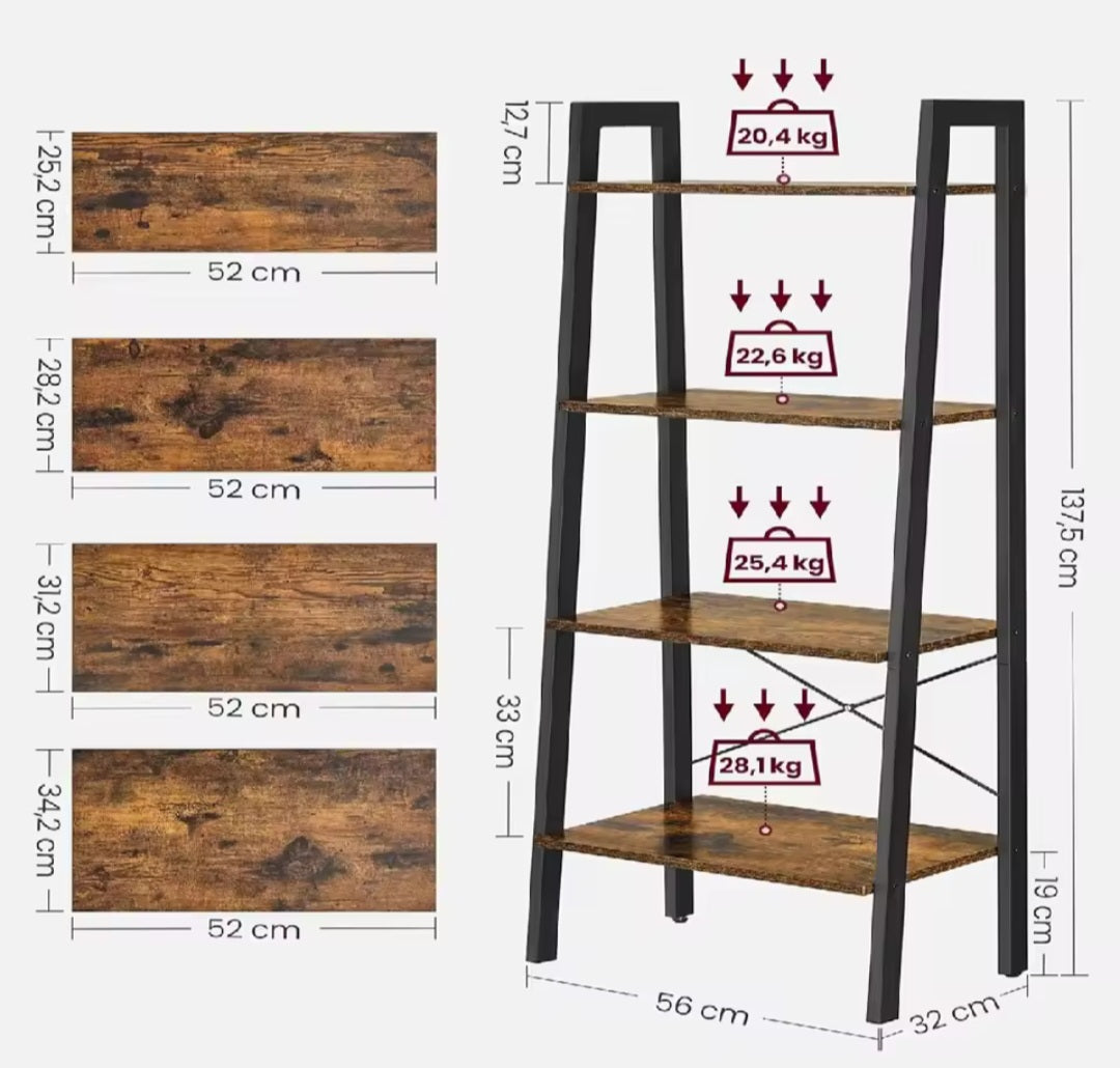 Ladder shelf