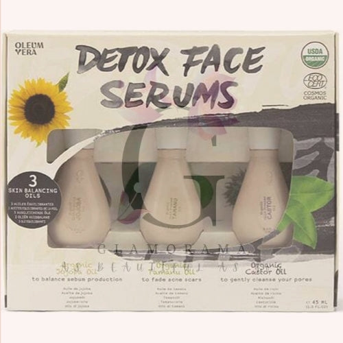 Detox face serums