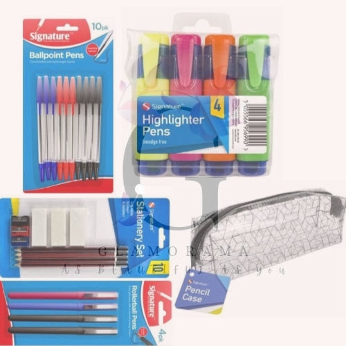 School stationery set