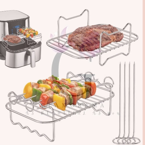 2x Air fryer racks