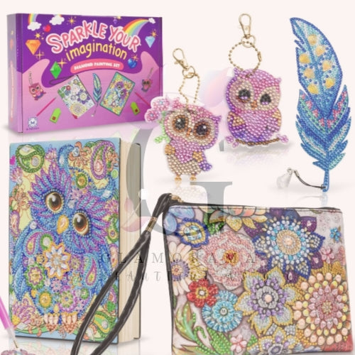 Diamond Painting Set with Notebook