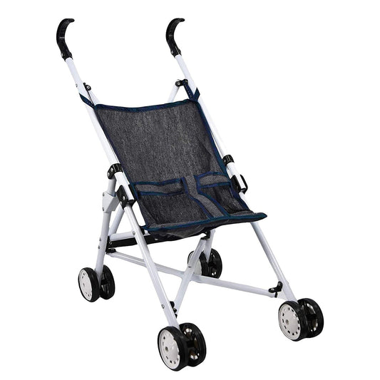 Black Baby Doll Foldable Stroller