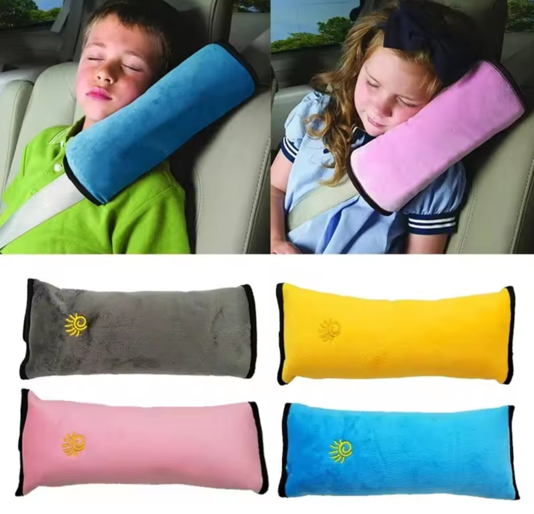 Seat belt safety pillow