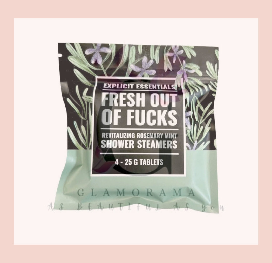 Novelty shower steamer