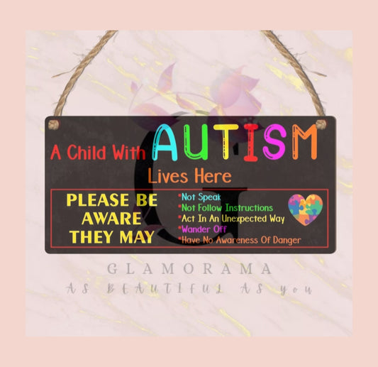 Awareness plaque