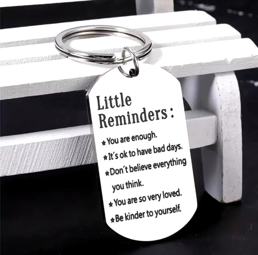 Little reminders keychain