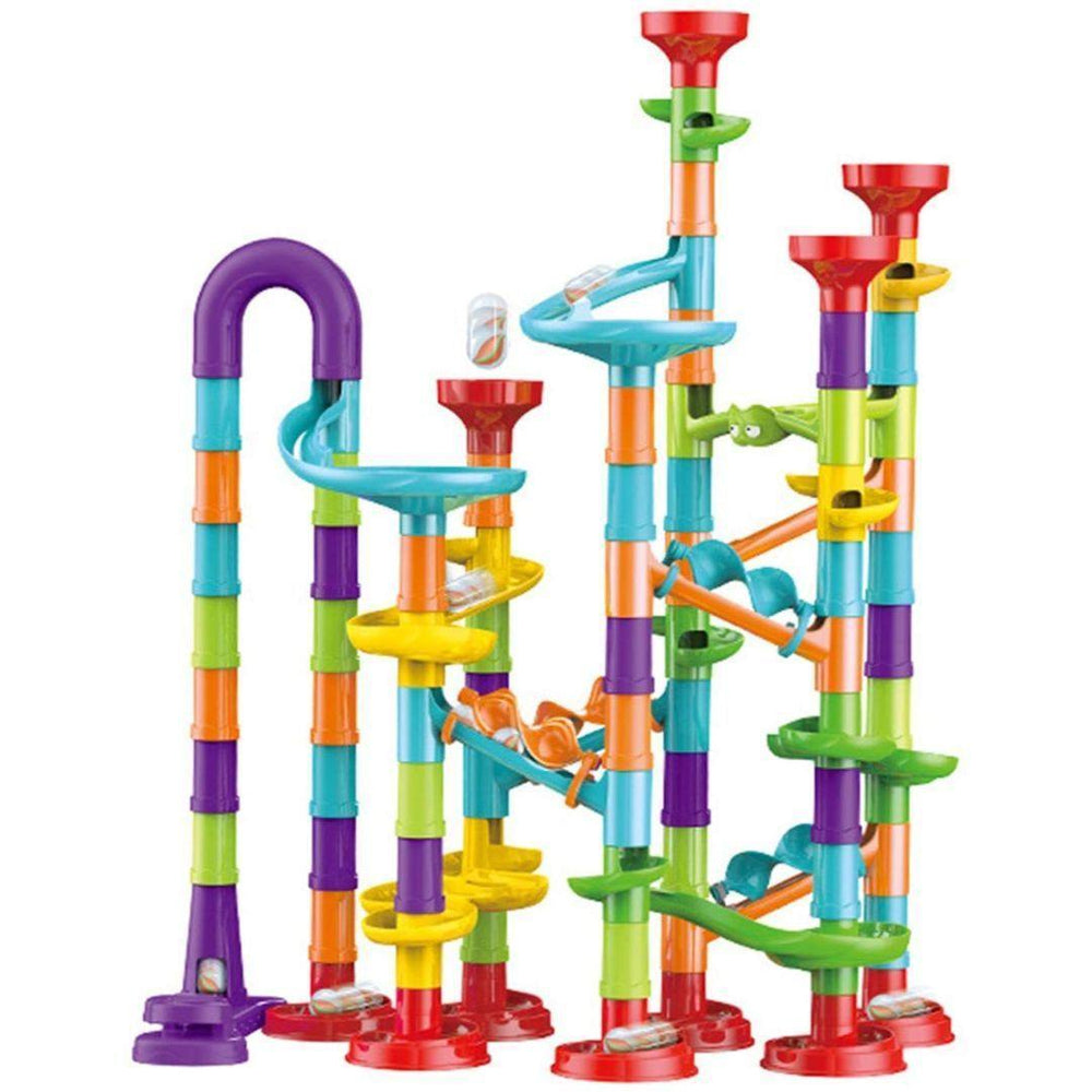 Marble Run Race Building Block Maze Toy Set 113 pcs