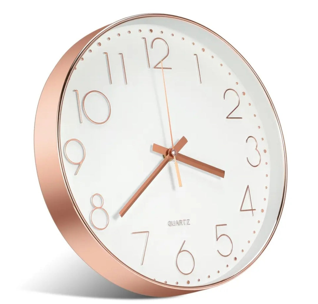 8inch silent tick wall clock