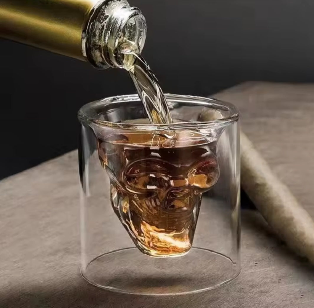 Skull head shot glass