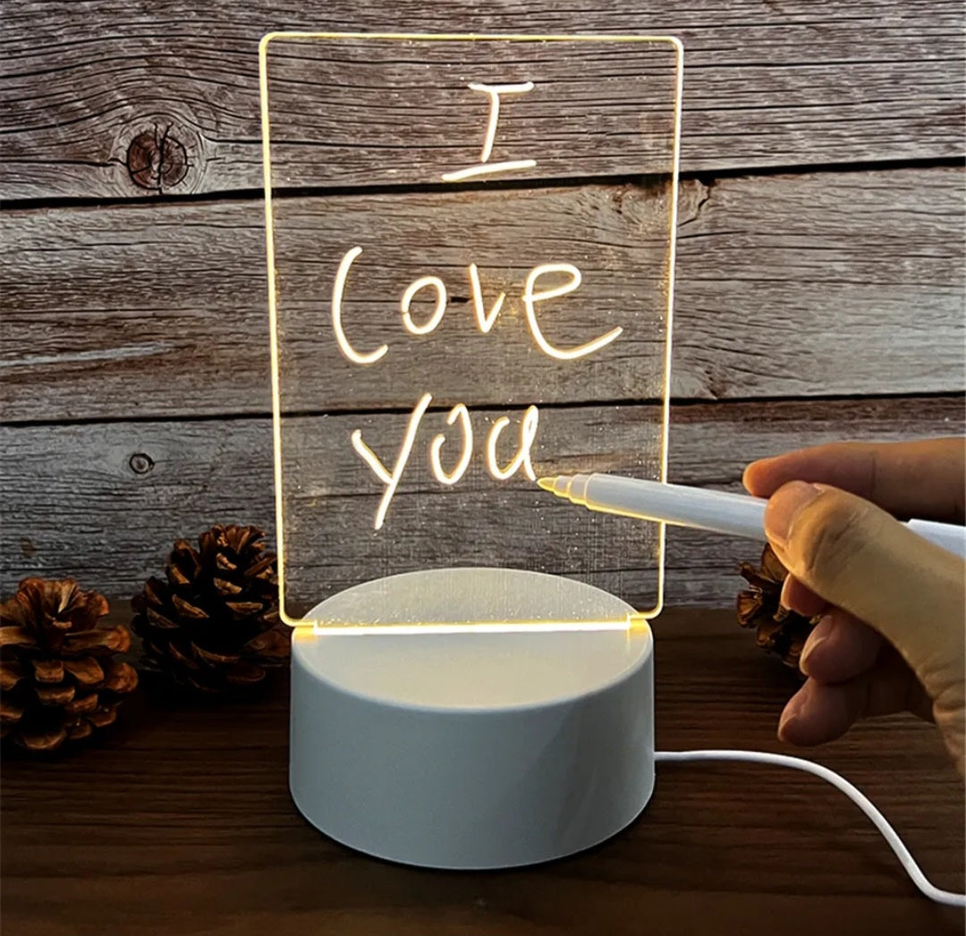 LED acrylic night light