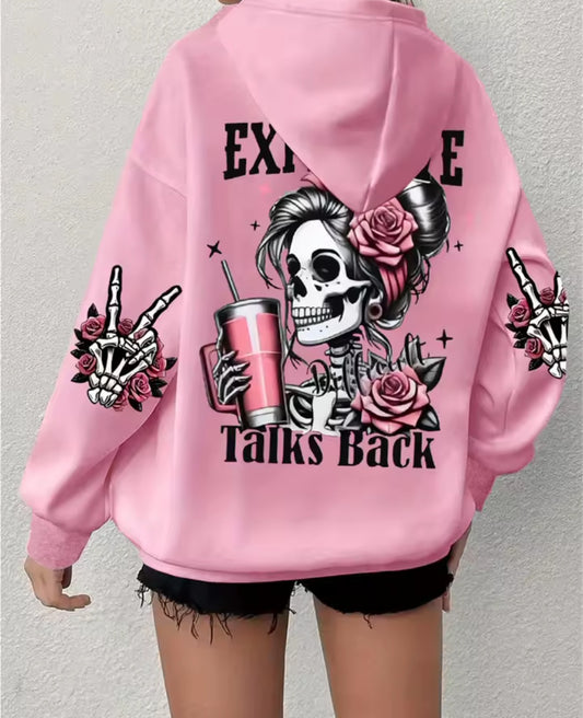 Expensive talks hoodie