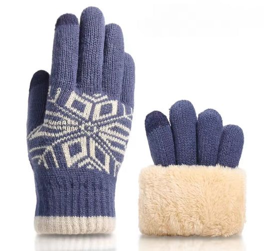 Fluffy gloves