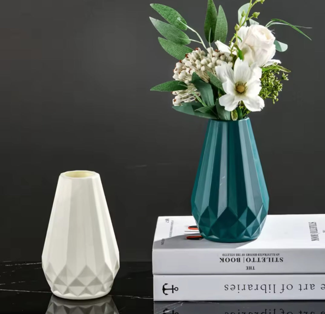 Diamond shaped vase