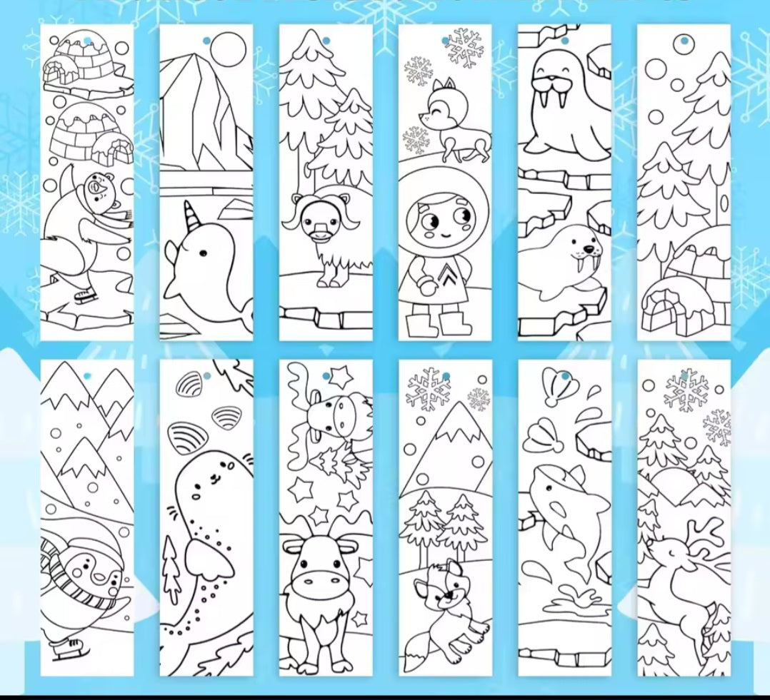 Colur your own bookmarks