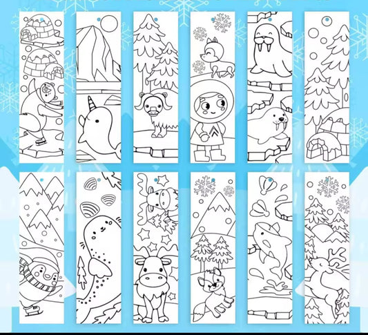 Colur your own bookmarks